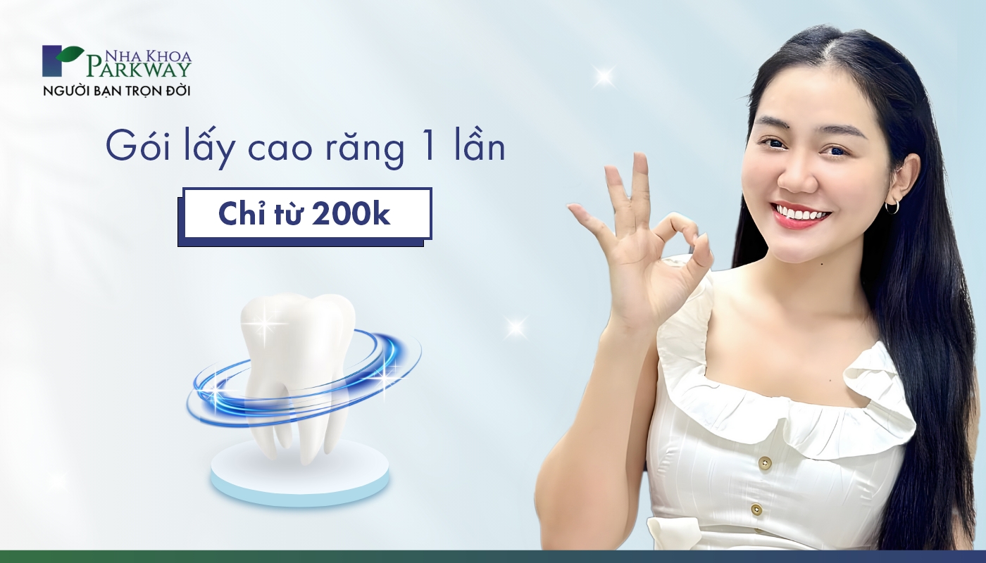 Lấy cao răng chỉ từ 200