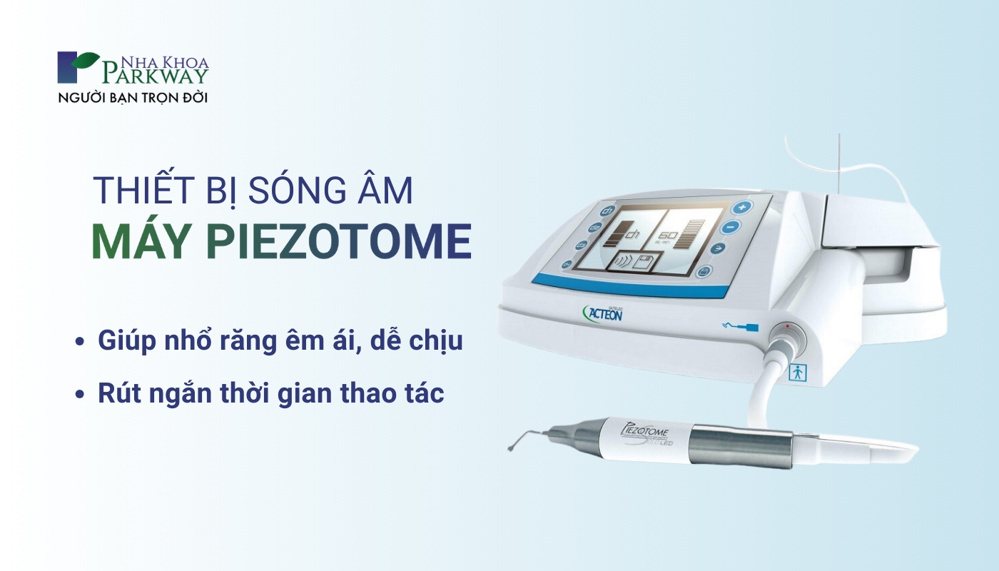 Thiết bị sóng âm piezotome: giúp nhổ răng êm ái, dễ chịu, rút ngắn thời gian thao tác